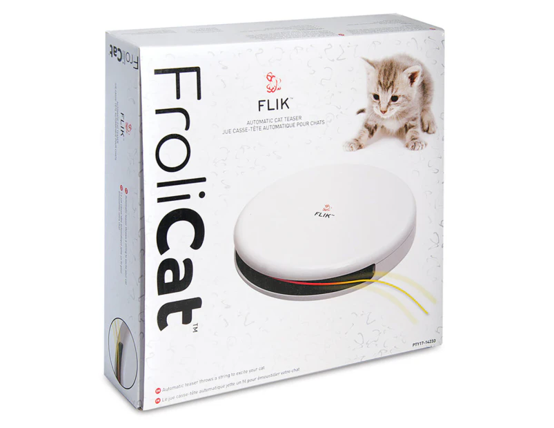 FroliCat Flik Automatic Cat Teaser - White