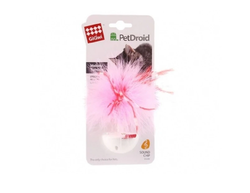 Gigwi Pet Droid Wobble Feather Melody Tumbler