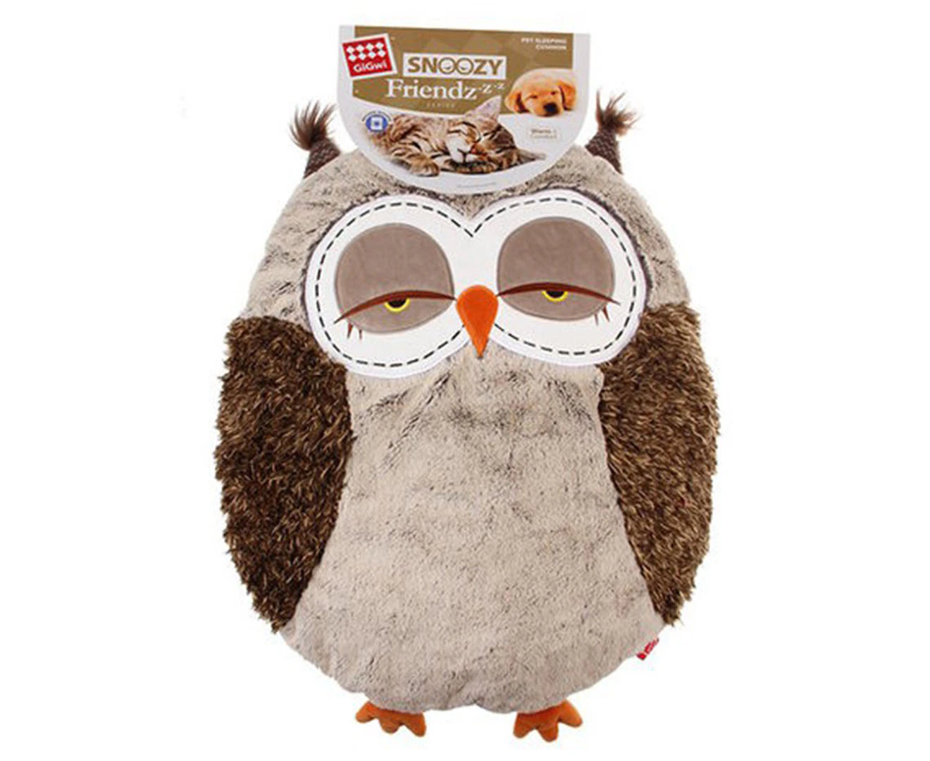 Gigwi Snoozy Friends Cushion Pet Bed - Owl