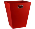 EAZI FOLD 12 Litre Waste Tidy Rubbish Bin Office Foldable Recyclable I537 RED