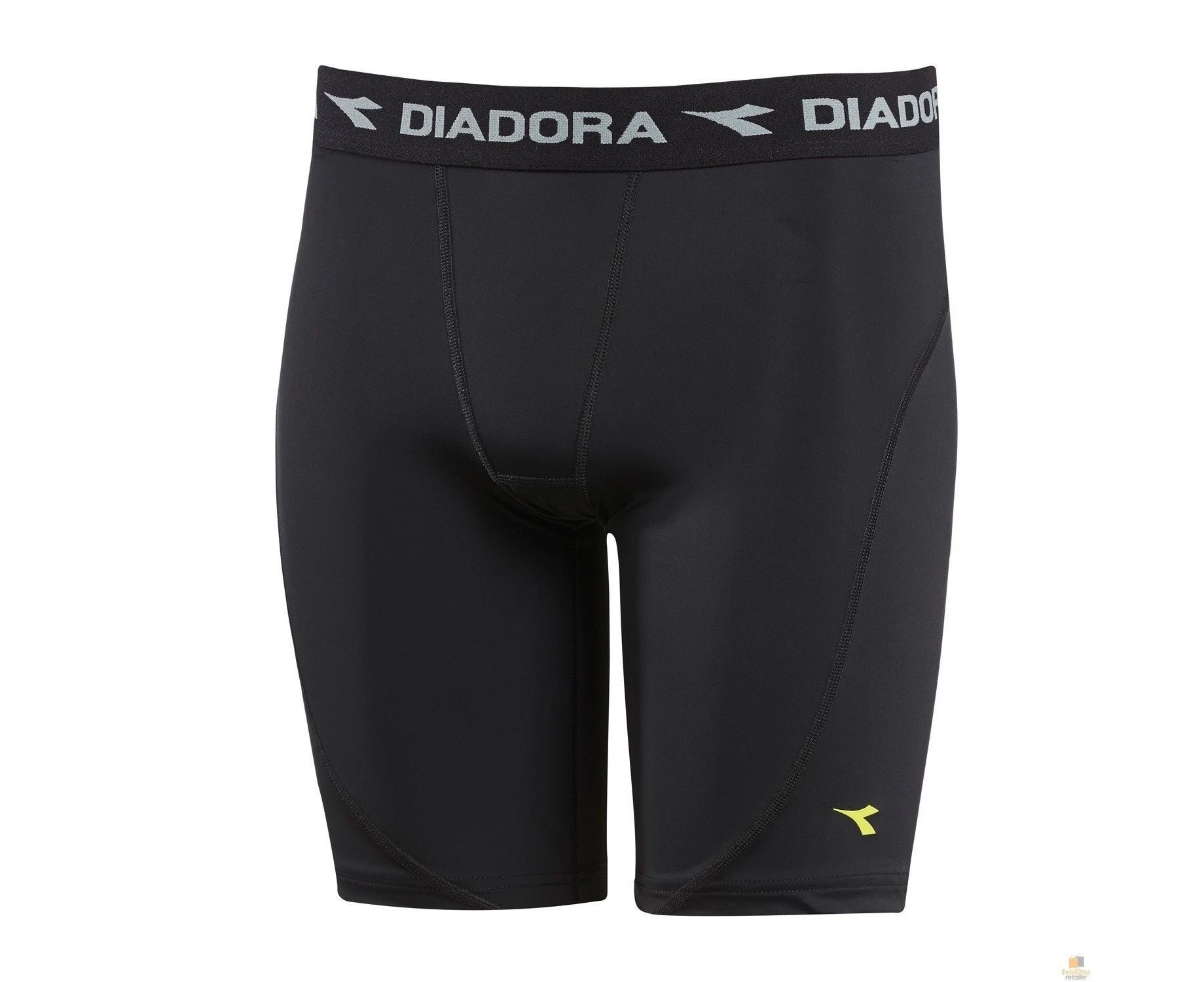 DIADORA Compression Mens Thermal Tights  Shorts - Black