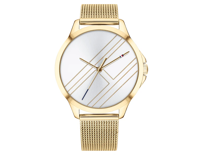 Tommy Hilfiger Women's 36mm Peyton Stainless Steel Watch - Gold/White