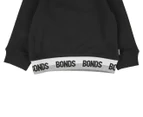 Bonds Baby Logo Fleece Pullover - Black/New Grey Marle