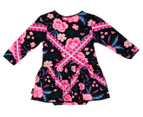 Bonds Baby Stretchies Long Sleeve Dress - Tapestry Floral