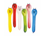 Amscan Caterpillar Shaped Novelty Balloons (Pack Of 6) (Multicoloured) - SG15082