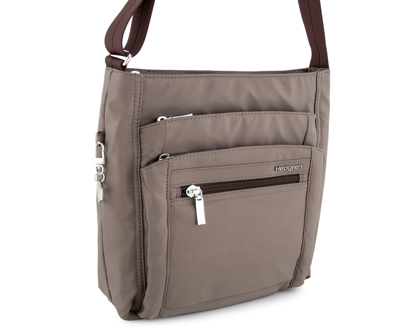 Hedgren Orva RFID Crossover Bag - Sepia/Brown | Catch.com.au