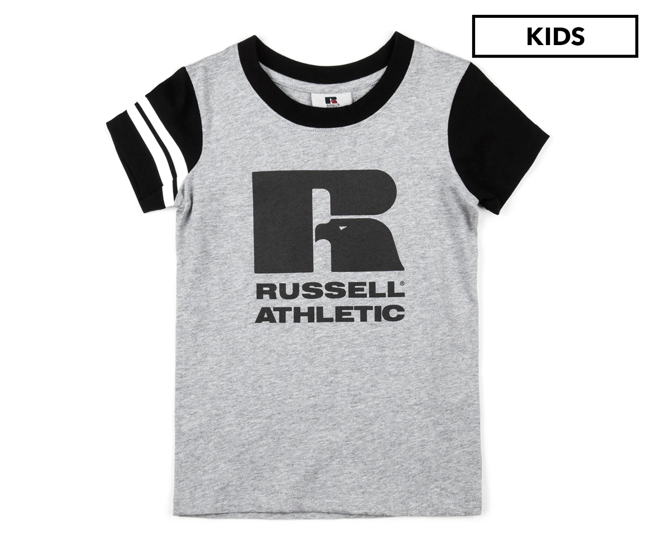 Russell Athletic Girls' Eagle R T-Shirt - Ash Marle