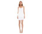 Calli Alexia Frill Dress - White