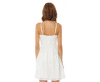 Calli Women's Pheobe Dress - White/Gold