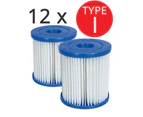 6x Twin Sets of Bestway Compatible Cartridge Filter Element Type I