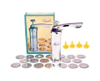 Shule 24pc Deluxe Gun Biscuit Cookie Press Maker Pastry Baking Cake Decorating