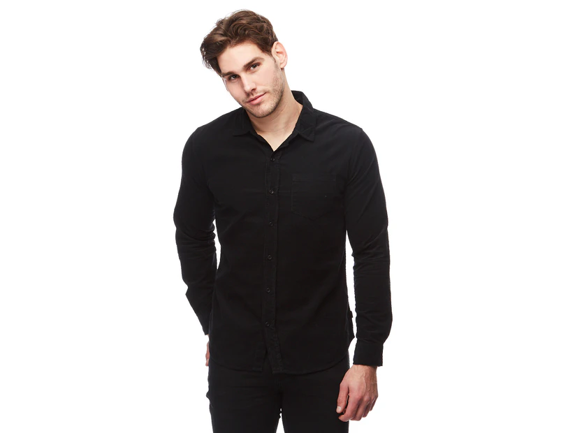 Silent Theory Men's Costanza LS Cord Shirt - Marle