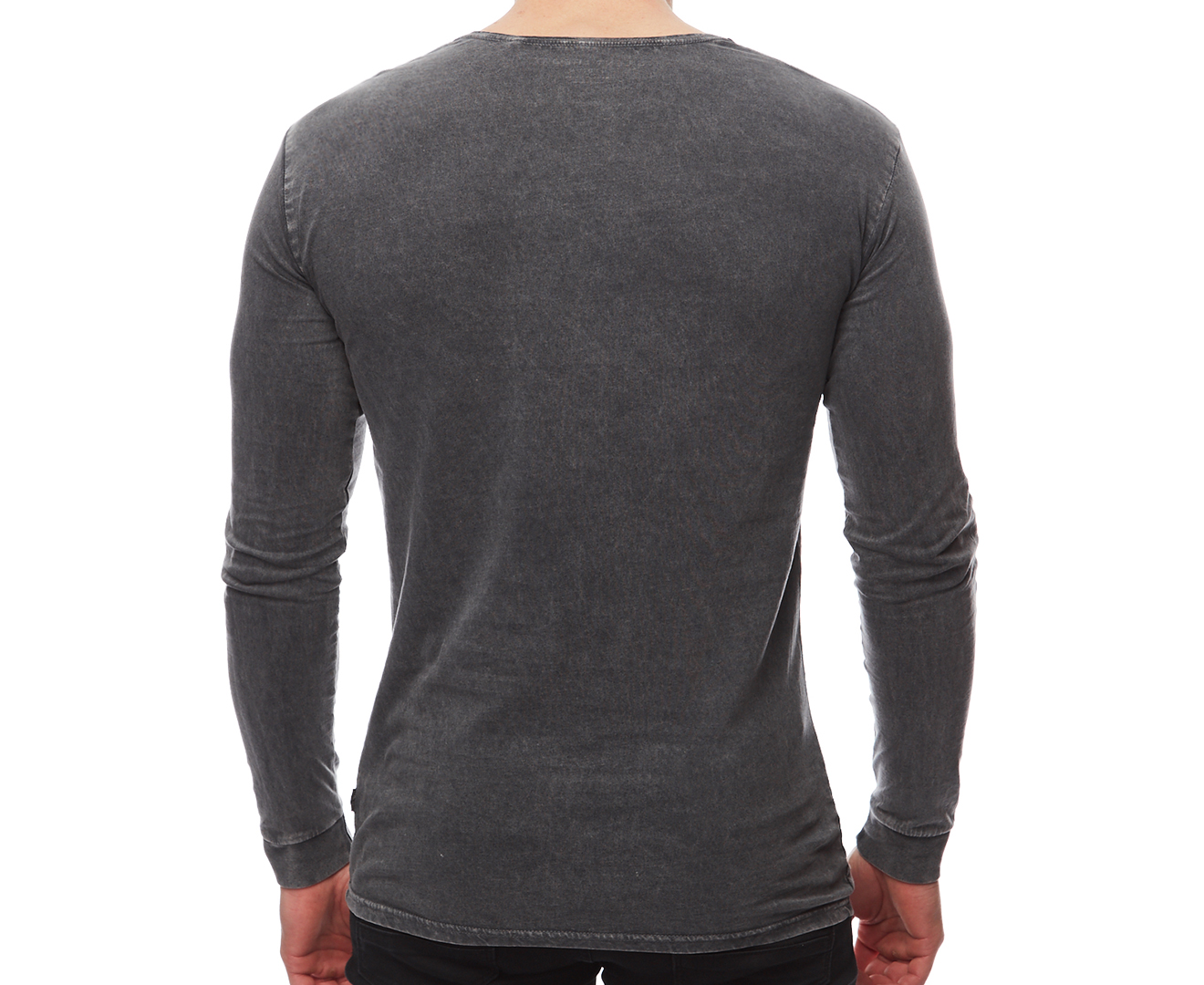 Silent Theory Men's Never Mind LS Tee - Charcoal | Catch.co.nz
