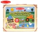 Melissa & Doug Wooden Magnetic Matching Picture Game 1