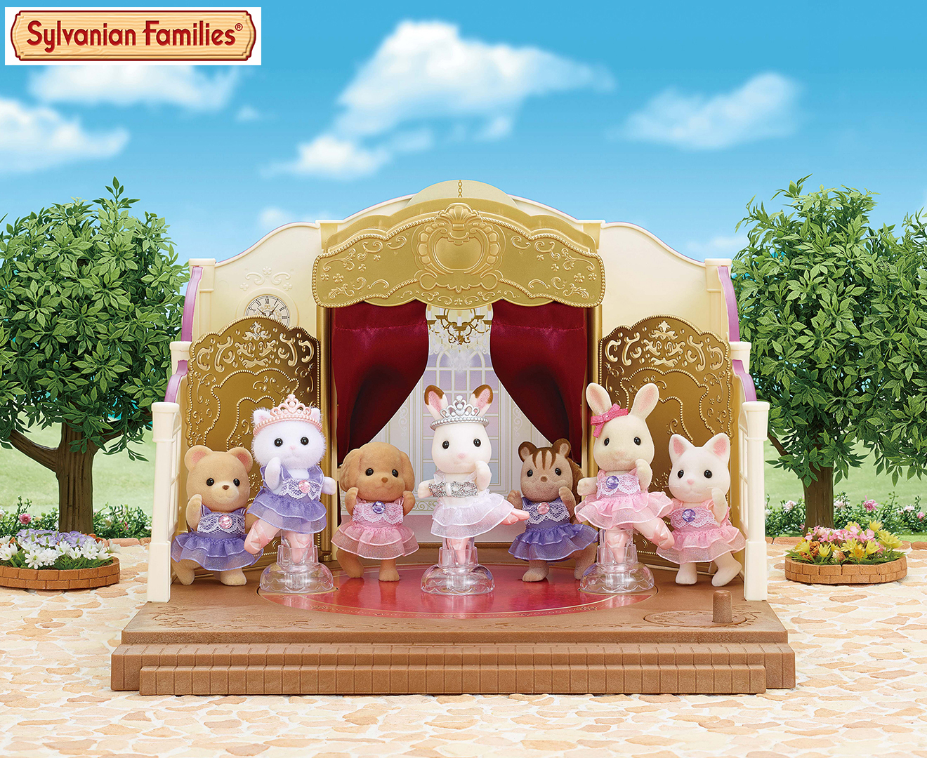 sylvanian families ballet theatre playset