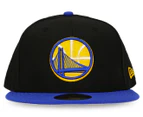 New Era Golden State Warriors 9FIFTY Snapback Cap - Black/Blue