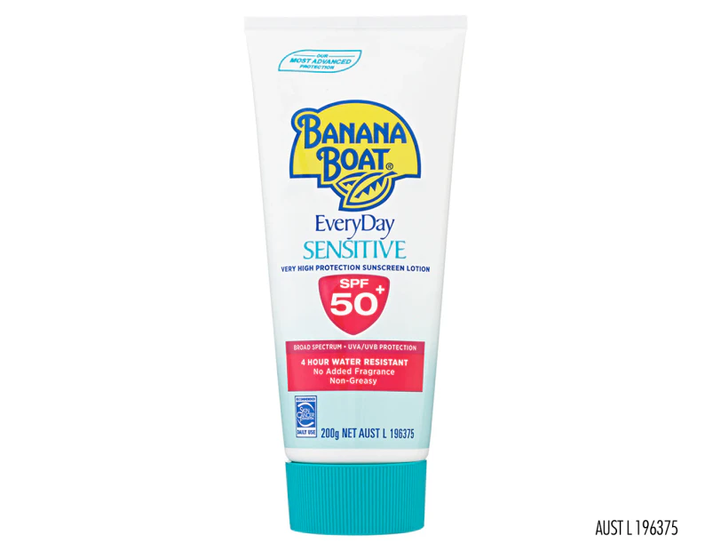 Banana Boat Every Day Sensitive SPF50+ Sunscreen 200g