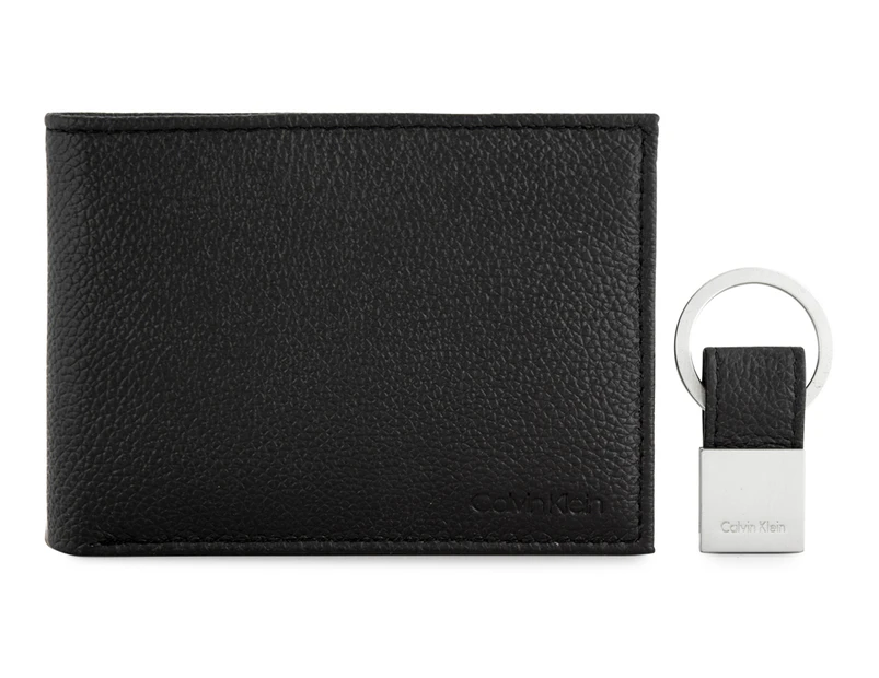 Calvin Klein Passcase Wallet w/ Keyfob - Black