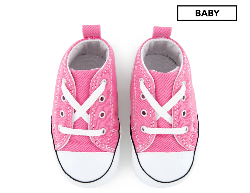 Converse Baby Chuck Taylor First Star High Top Sneaker - Pink