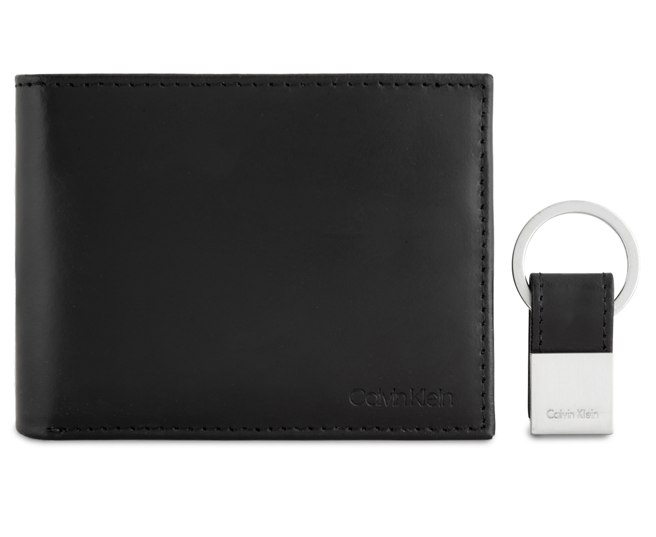 Calvin Klein Bookfold Wallet w/ Keyfob - Black | Catch.co.nz