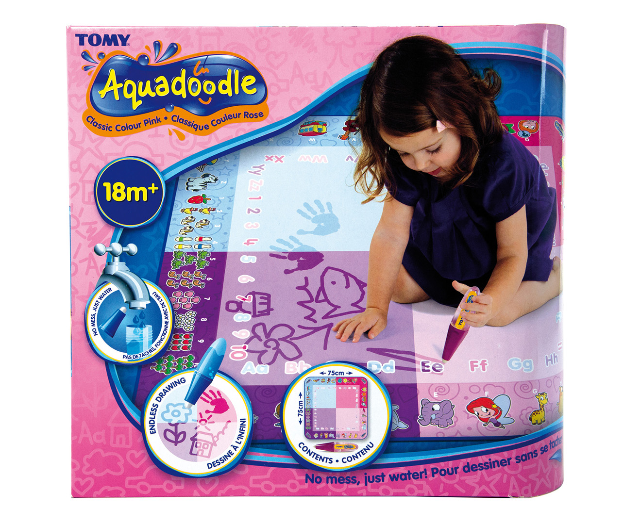 Tomy Aquadoodle Classic Pink 4 Way Colour Catch Com Au