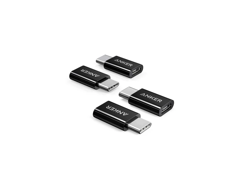 Anker Micro USB (F) to USB C (M) Adapter - 4 Pack