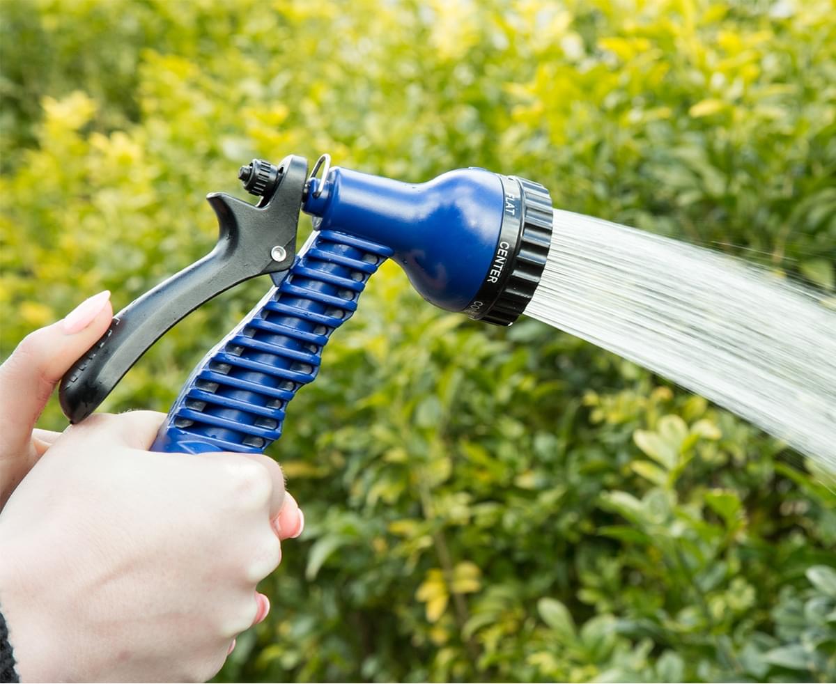 Greenlund 15m Expandable Garden Water Hose W Spray Nozzle Gun Catch Com Au