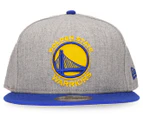 New Era Golden State Warriors 9FIFTY Snapback Cap - Grey/Blue