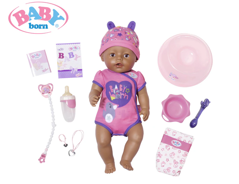 Baby Born Soft Touch Girl Brown Eyes Doll