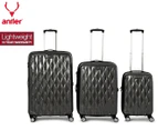 Antler Liquis RS 3-Piece 4W Hardcase Luggage Set - Charcoal