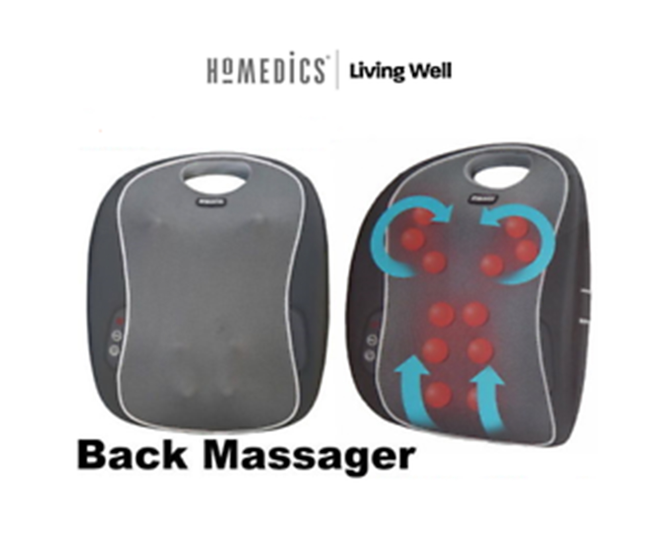 HoMedics Shiatsu Pro Heated Back Massager | Catch.co.nz