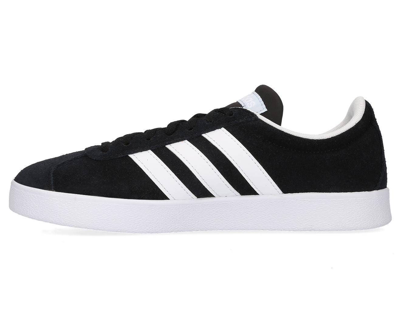Adidas Women's VL Court 2.0 Sneakers - Core Black/White/Aero Blue ...