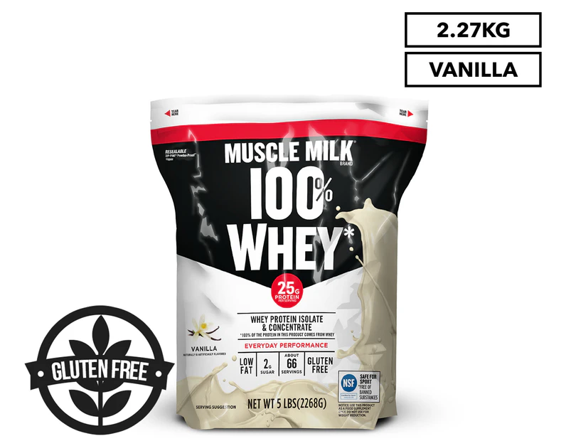 Muscle Milk 100% Whey Vanilla 2.27kg