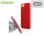 Evutec AERGO Series iPhone 7/8 Cover w/ AFIX Magnetic Mount - Red 