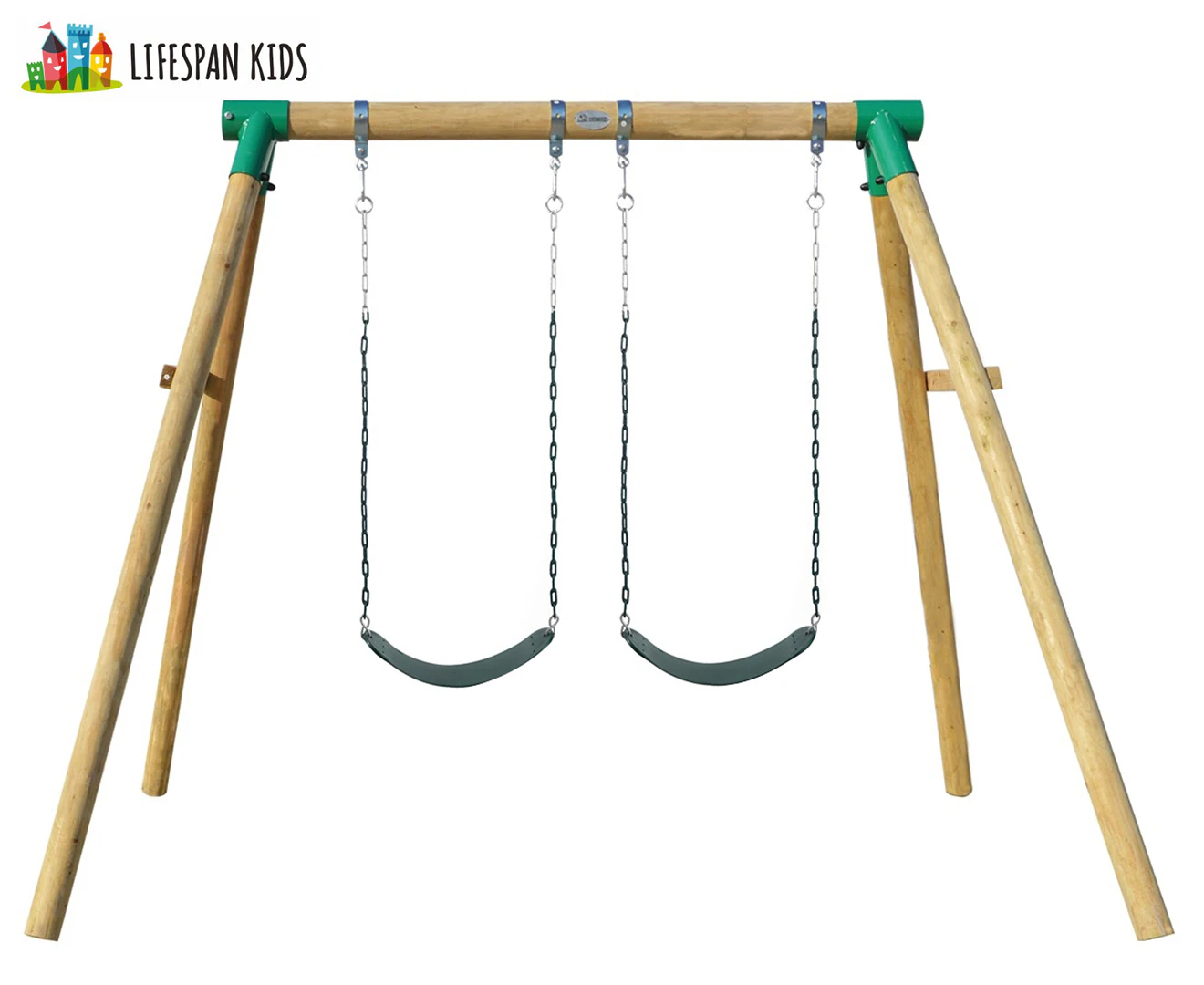 Lifespan Kids Amber 3 Double Belt Swing Set