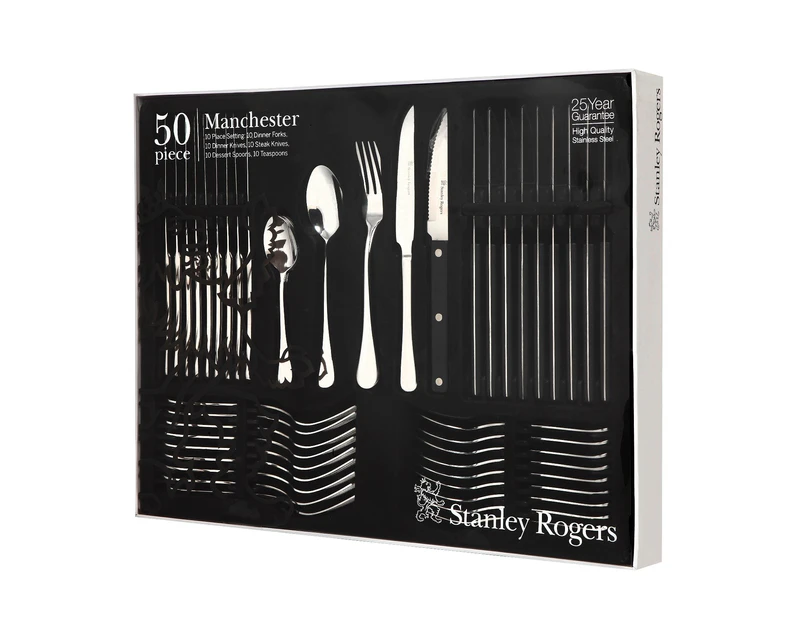 Stanley Rogers 50 Piece Manchester Cutlery Gift Boxed Set