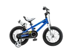 RoyalBaby BMX Freestyle Kids Bike, Water Bottle & Bell 12 inch Wheels, Blue