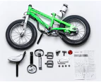 RoyalBaby BMX Freestyle Kids Bike, Water Bottle & Bell 14inch Wheels, Green