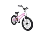 RoyalBaby BMX Freestyle Kids Bike & Kickstand, Water Bottle & Bell 18 inch Wheels, Pink