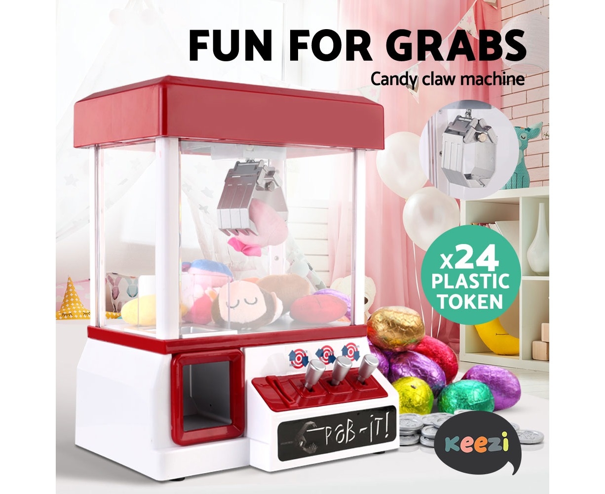 Mini Candy Grabber Carnival Claw Machine Vending Arcade Prize Game