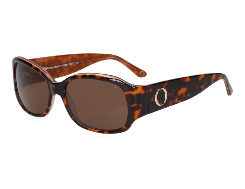 Oroton Women's Amirah Polarised Sunglasses - Tortoise/Blush