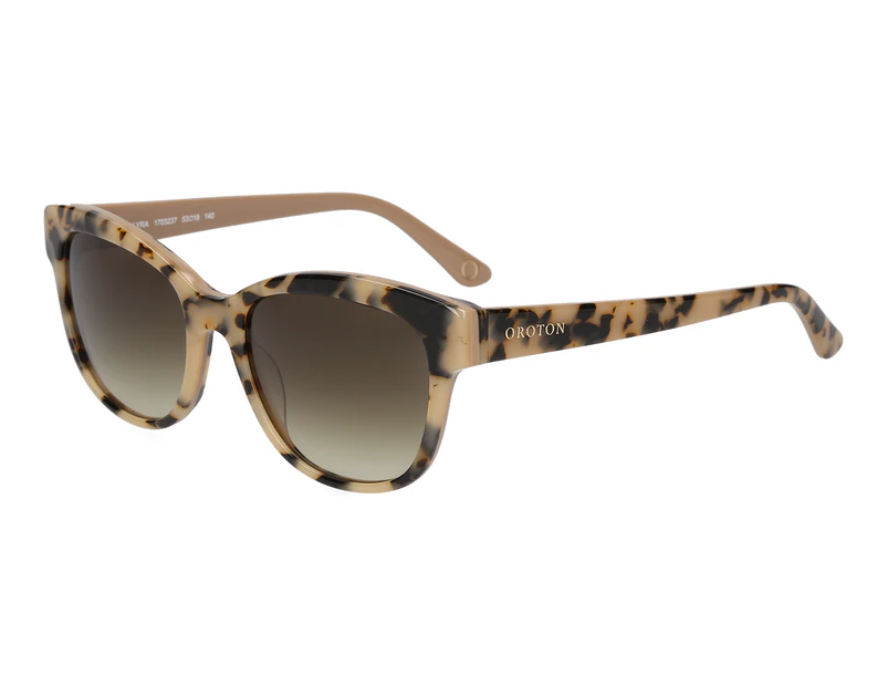 Oroton Women's Lyra Sunglasses - Latte Tortoise