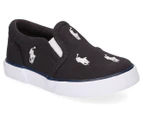 Polo Ralph Lauren Toddler Bal Harbour Repeat Shoe - Navy Canvas/White Ponies