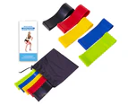 Select Mall New Style Resistance Loop Bands Set With Handy Carry Bag Fit Simplify Best for Stretching Physical Therapy Yoga and Home Fitness