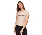 Afends Women's AC II Standard Fit Tee - Washed Peach
