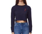 Afends Women's Do Whatever Long Sleeve Tee - Navy