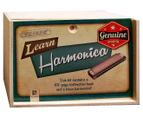 Retro Wooden Boxes: Harmonica & Book Set