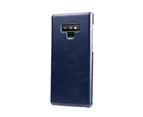 For Samsung Galaxy Note 9 Case,Genuine Leather Back Thin Mobile Phone Cover,Blue