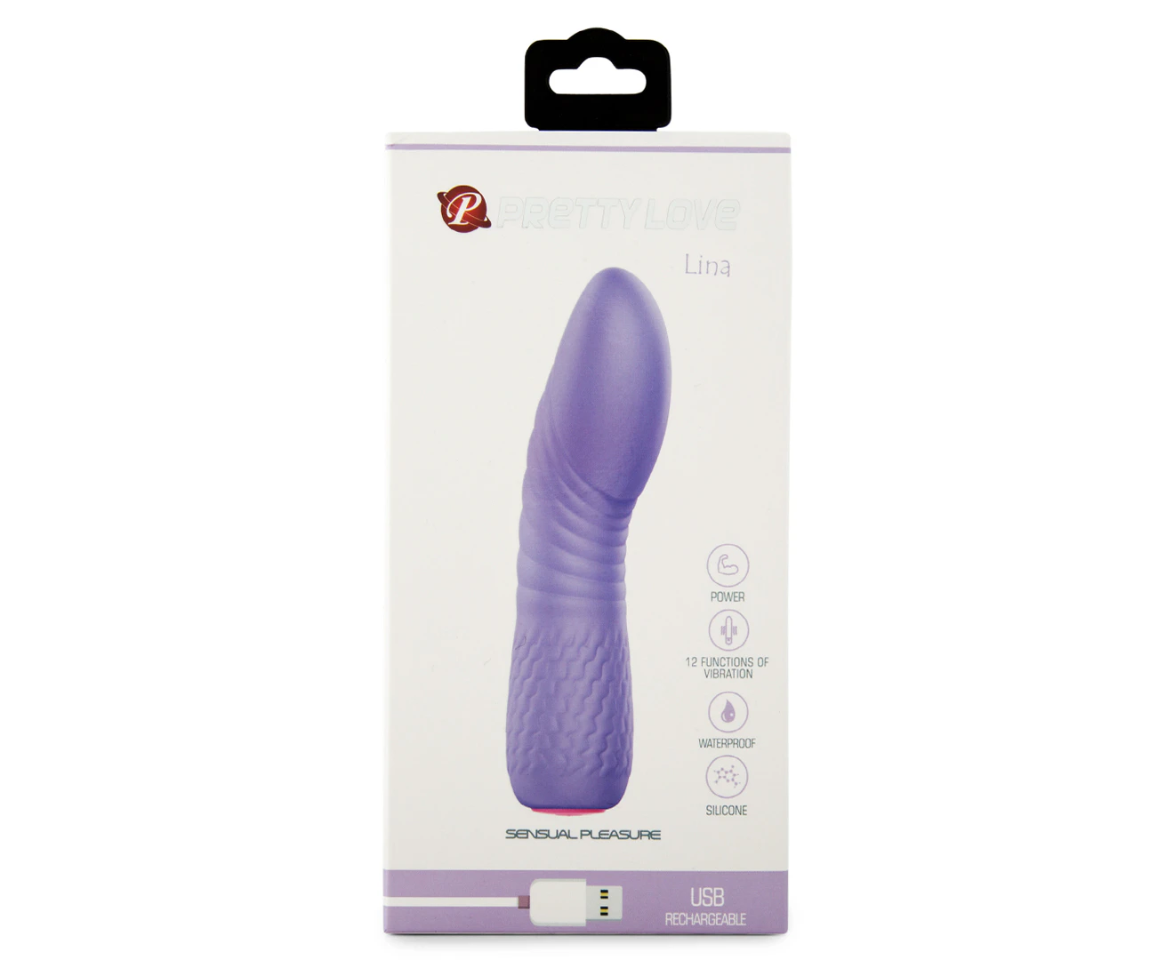 Pretty Love Lina Rechargeable Vibrator - Lavender