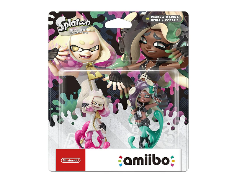 Pearl and Marina Off the Hook Set Amiibo (Splatoon Collection) for Nintendo Switch